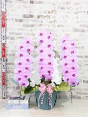 画像5: 【※大型送料3,800円】新商品！ハッピーシルキー　５本立＊薄ピンク・白＊（大輪）＜７つの特典付き！＞〈約高さ９５ｃｍ、横幅８５ｃｍ、奥行き５０ｃｍ〉70輪以上 (5)